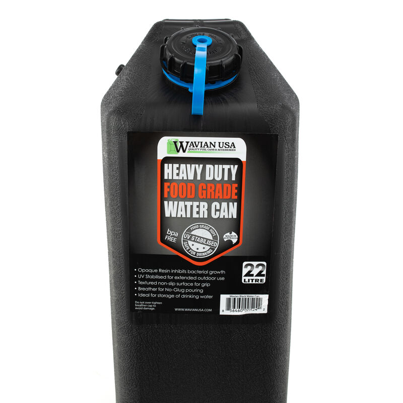 Wavian Water Can Black - 5.8 Gallon (22 Liter), , large image number 1